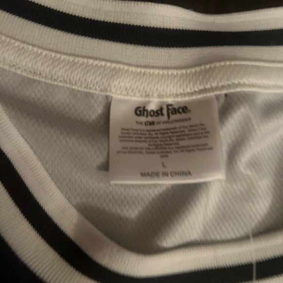 Ghost face jersey size large new with tags - Picture 3 of 4
